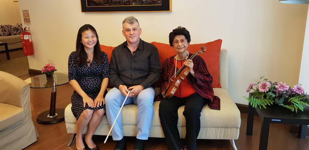 What a privilege and honour to play for Tun Siti Hasmah, the Patron of the Malaysian Philharmonic Orchestra. She is the most passionate and humble lady I've ever known